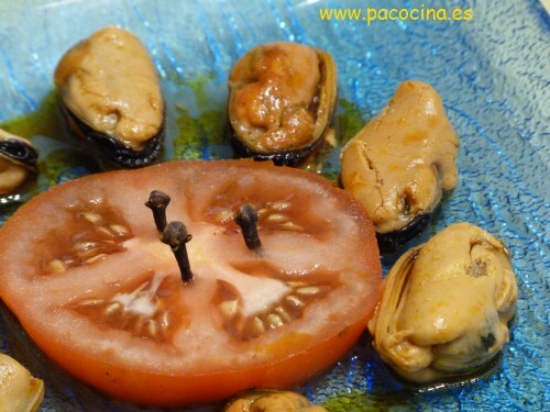 Mejillones en escabeche Mejillones en escabeche