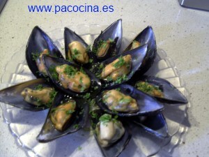 Mejillones al vapor Mejillones al vapor