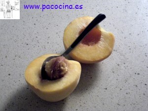 Melocotones deshuesar Melocotones deshuesar