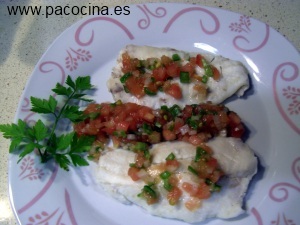 Merluza a la vinagreta Merluza a la vinagreta