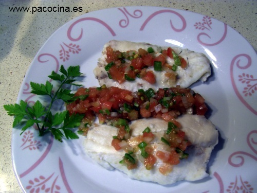 Merluza a la vinagreta Merluza a la vinagreta