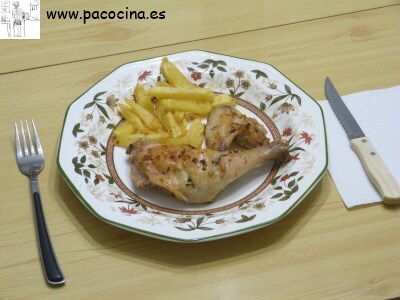 Muslos de pollo asados Muslos de pollo asados