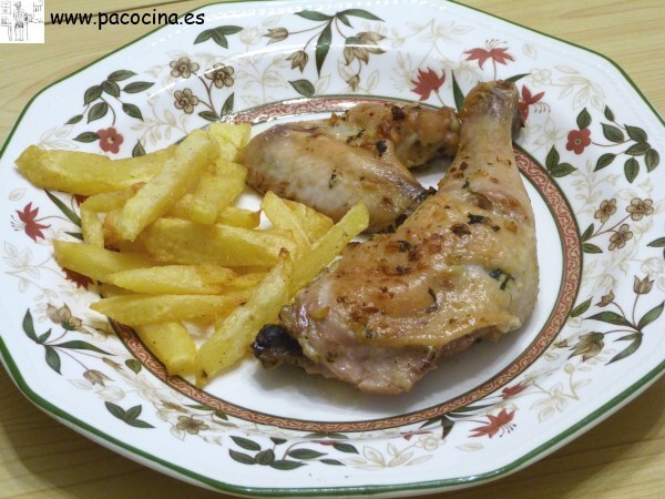 Muslos de pollo asados Muslos de pollo asados