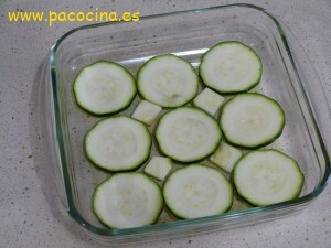 Pastel de puerro y calabacín Pastel de puerro y calabacín