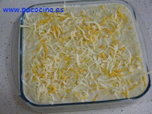 Pastel de puerro y calabacín Pastel de puerro y calabacín