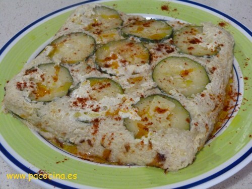 Pastel de puerro y calabacín Pastel de puerro y calabacín