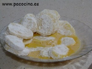 Rebozar patatas Rebozar patatas