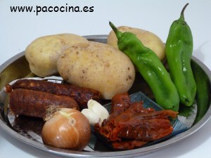 Patatas con chorizo ingredientes Patatas con chorizo ingredientes
