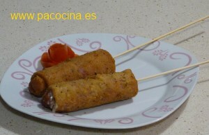 Piruleta de salchicha Piruleta de salchicha