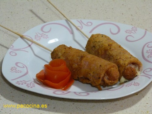Piruleta de salchicha Piruleta de salchicha