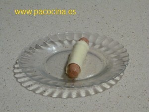 Piruleta de salchicha Piruleta de salchicha