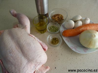 Pollo a la mostaza, asado al estilo francés ingredientes Pollo a la mostaza, asado al estilo francés ingredientes