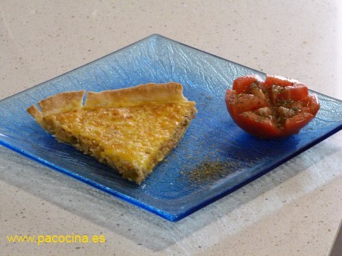 Quiche de atún y tomate Quiche de atún y tomate