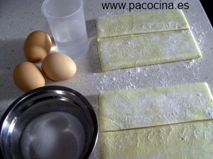 Rosquillas de hojaldre Rosquillas de hojaldre