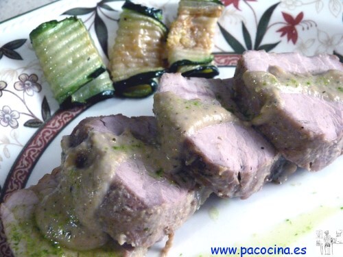 Solomillo de cerdo a la almendra Solomillo de cerdo a la almendra