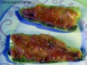 Tostada de huerta y dehesa Tostada de huerta y dehesa