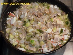 Vasitos de calabacín sofrito Vasitos de calabacín sofrito