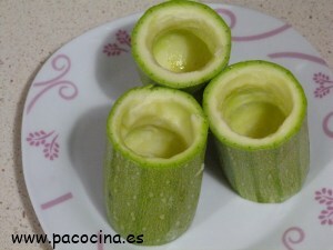Vasitos de calabacín Vasitos de calabacín